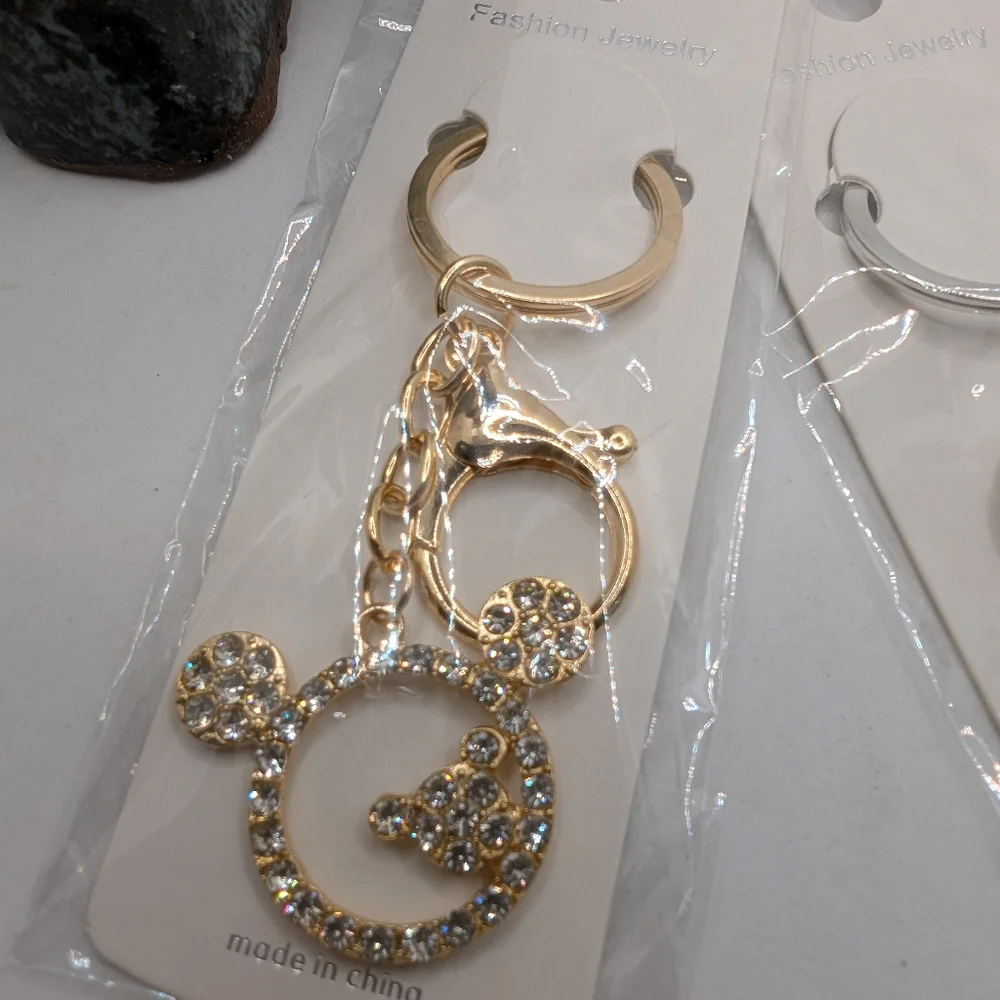 Gold Or Silver Fashion Jewelry Keychain‎